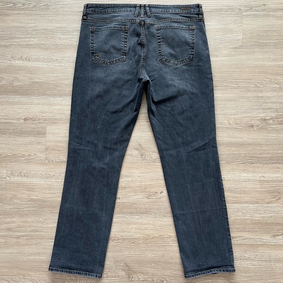 Kut From The Kloth Jeans Catherine Boyfriend Distressed Stretch Washed Black 16 - Picture 6 of 13